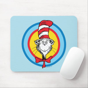 Dr. Seuss Katten i hatten-huvud-grafik Musmatta