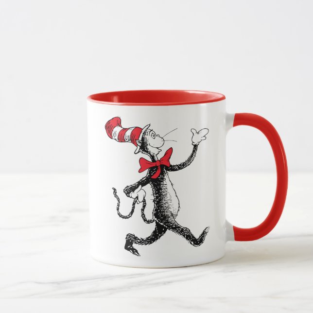 Dr. Seuss | Katten i Hatten Katt Promenad Mugg (Höger)