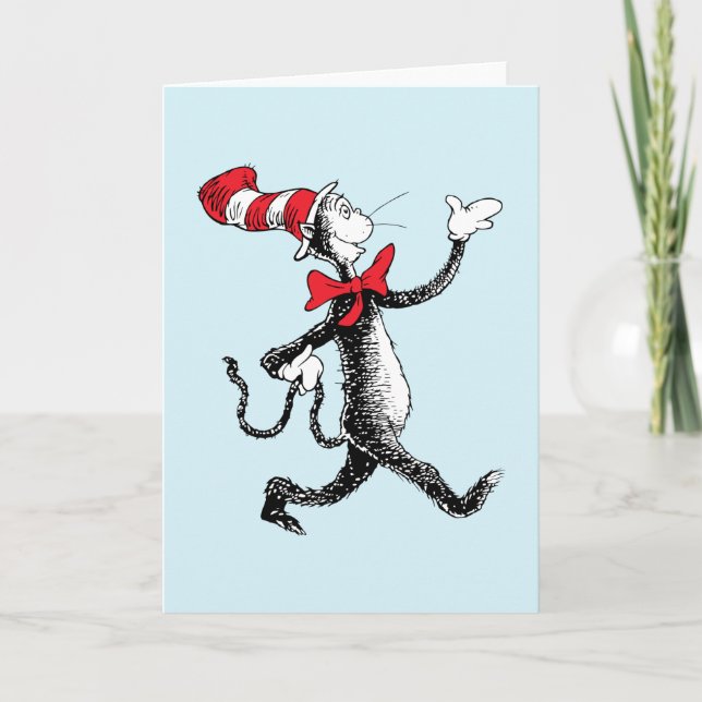 Dr. Seuss | Katten i hatten-kattpromenaden Kort (Framsida)