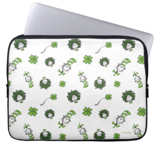 Dr. Seuss   Katten i hatten-klövermönster Laptop Fodral