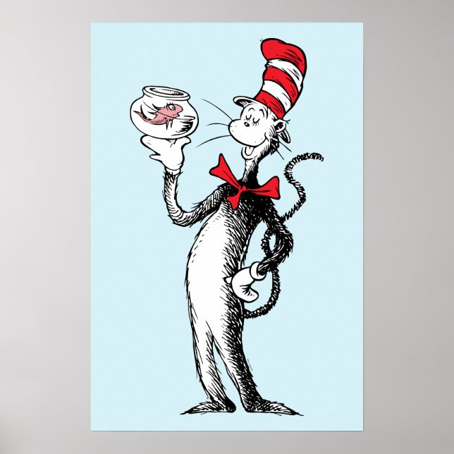 Dr. Seuss | Katten i hatten & Kringle Poster (Framsidan)
