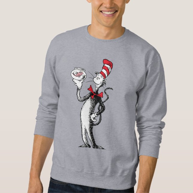 Dr. Seuss | Katten i hatten & Krinklebine Lång Ärmad Tröja (Framsida)