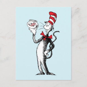 Dr. Seuss Katten i hatten & Krinklebine Vykort