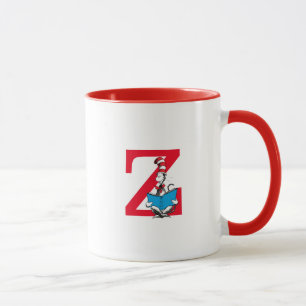 Dr. Seuss Katten i hatten - Läsning Monogram Z Mugg