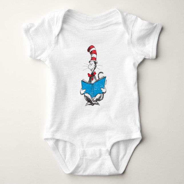 Dr. Seuss | Katten i hatten - Läsning T Shirt (Framsida)