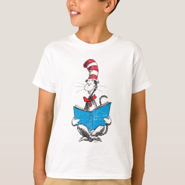 Dr. Seuss | Katten i hatten - Läsning Tröja (Framsida)