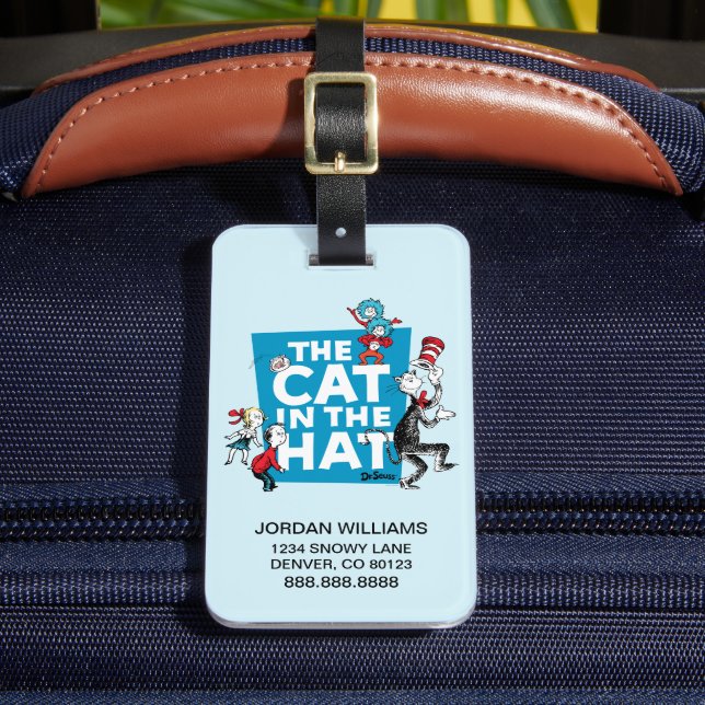 Dr. Seuss | Katten i hatten-logotyp - Karaktärer Bagagebricka (Framsida Insitu 2)