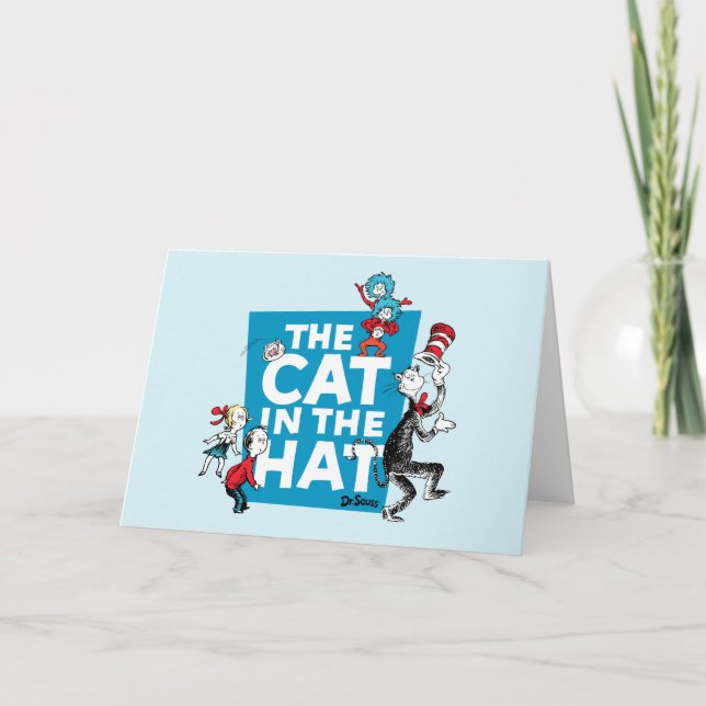 Dr. Seuss | Katten i hatten-logotyp - Karaktärer Kort (Framsida)