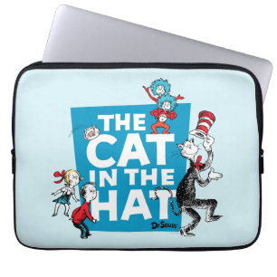 Dr. Seuss Katten i hatten-logotyp - Karaktärer Laptop Fodral