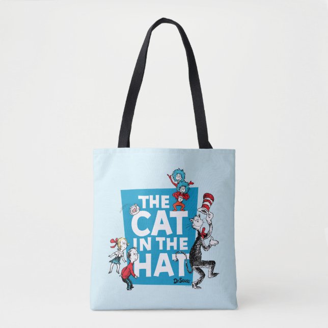 Dr. Seuss | Katten i hatten-logotyp - Karaktärer Tygkasse (Framsida)