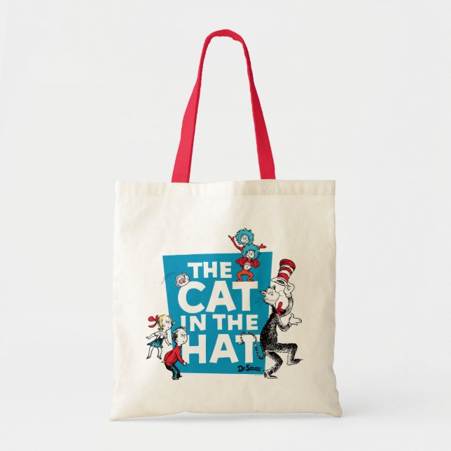Dr. Seuss | Katten i hatten-logotyp - Karaktärer Tygkasse (Framsidan)