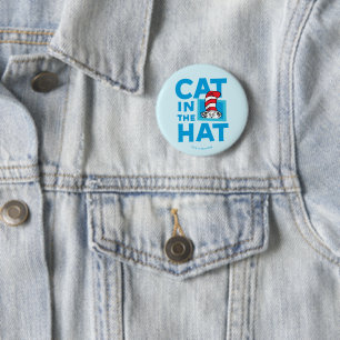 Dr. Seuss   Katten i hatten-logotyp Knapp