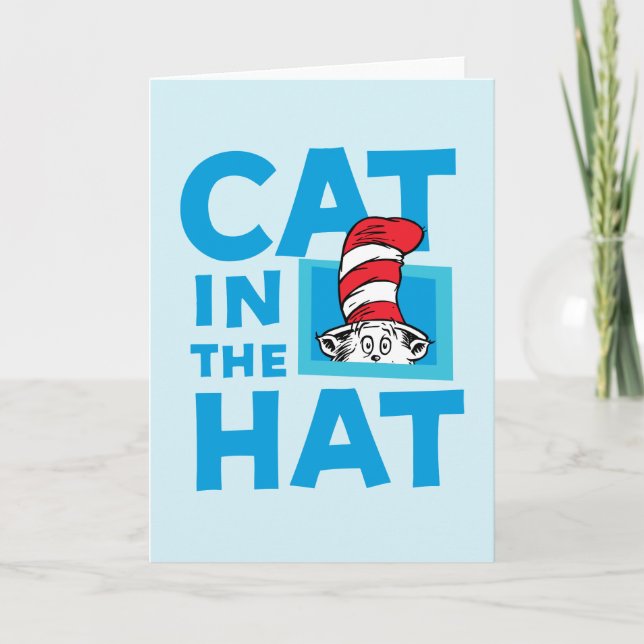 Dr. Seuss | Katten i hatten-logotyp Kort (Framsida)