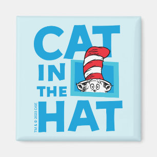 Dr. Seuss Katten i hatten-logotyp Magnet