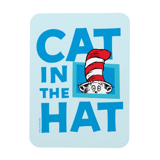 Dr. Seuss | Katten i hatten-logotyp Magnet (Vertikal)