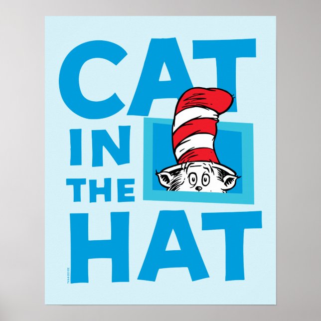 Dr. Seuss | Katten i hatten-logotyp Poster (Framsidan)