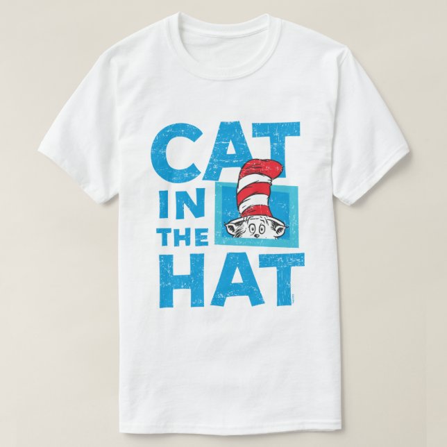 Dr. Seuss | Katten i hatten-logotyp T-shirt (Design framsida)