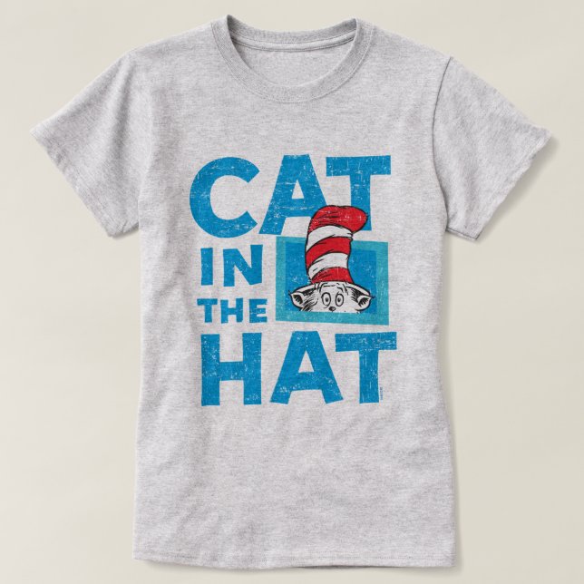 Dr. Seuss | Katten i hatten-logotyp Tee Shirt (Design framsida)