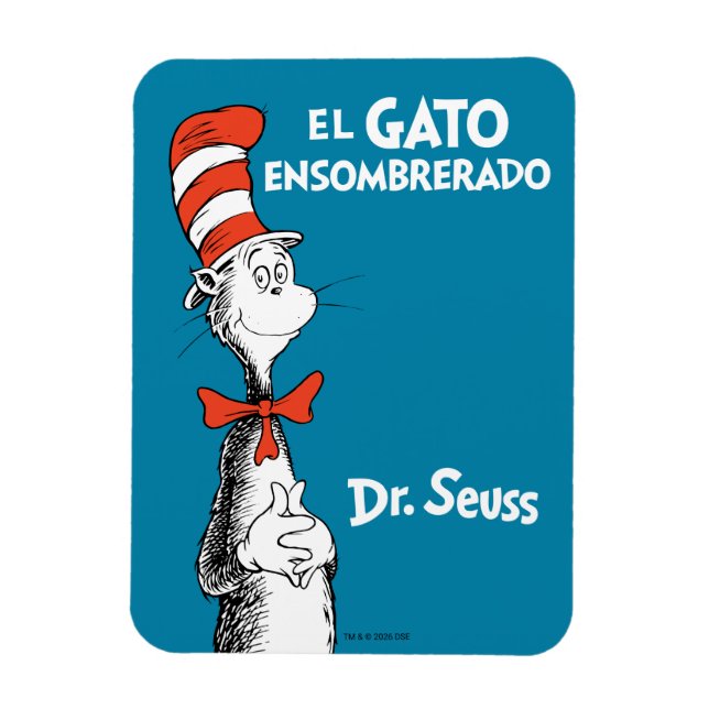 Dr. Seuss Katten i hatten Magnet (Vertikal)