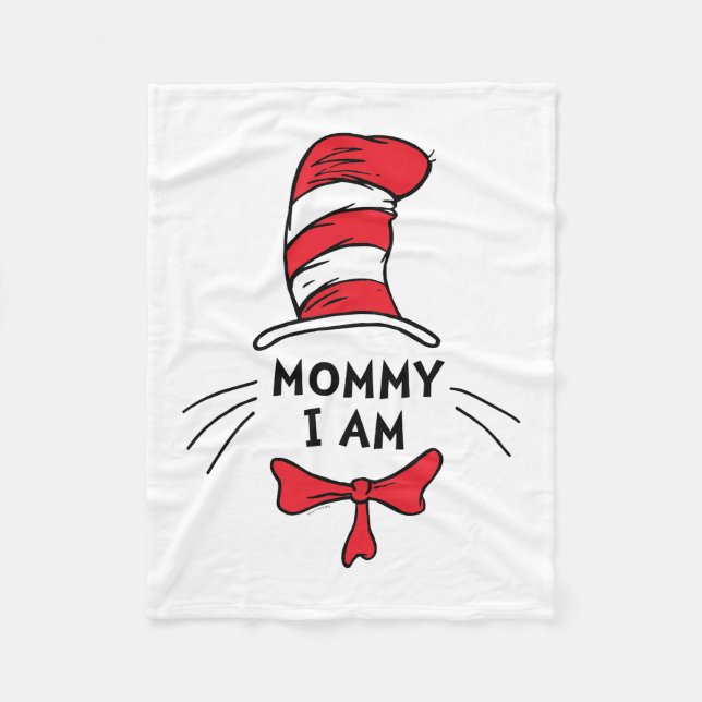 Dr. Seuss | Katten i hatten - Mamma jag är Fleecefilt (Framsidan)