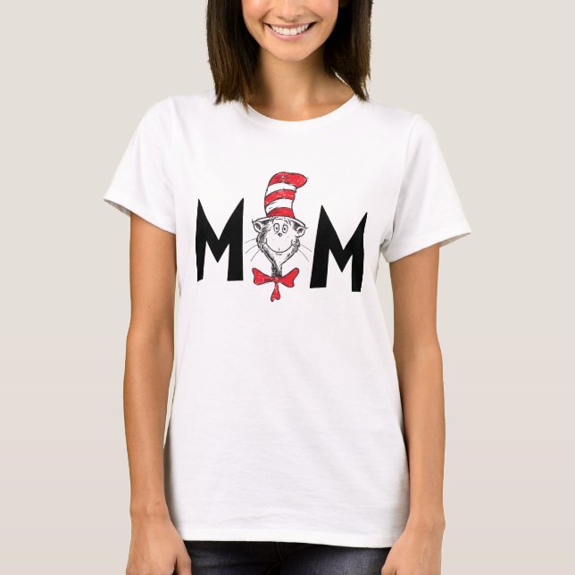 Dr. Seuss Katten i hatten-Mamma T Shirt (Framsida)