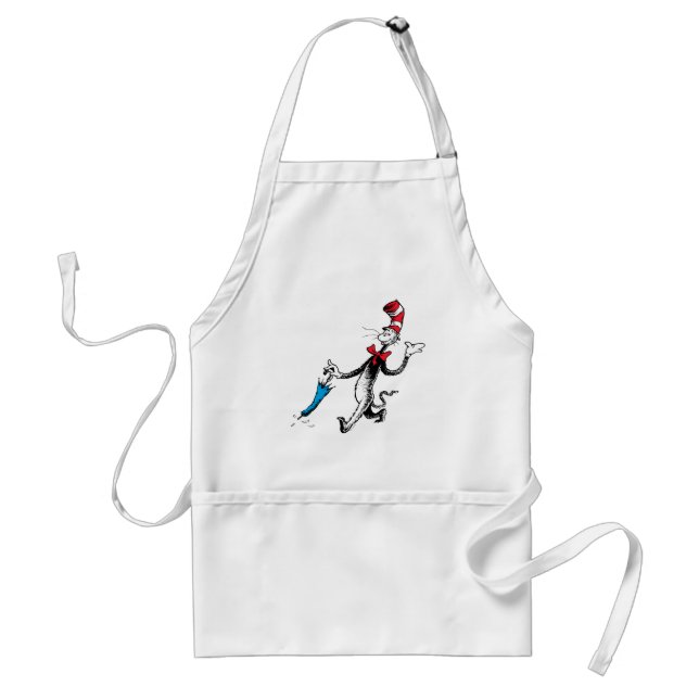 Dr. Seuss | Katten i hatten Paraply Promenad Förkläde (Framsidan)