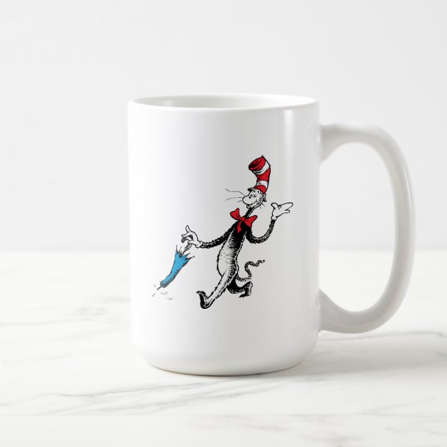 Dr. Seuss | Katten i Hatten Paraply Promenad Kaffemugg (Höger)