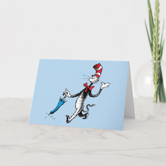 Dr. Seuss | Katten i hatten Paraply Promenad Kort (Framsida)