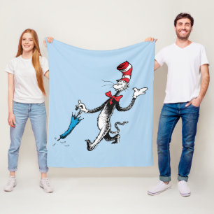 Dr. Seuss Katten i hatten-paraplypromenad Fleecefilt