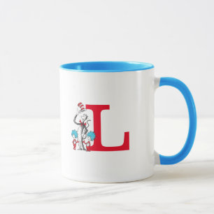 Dr. Seuss Katten i hatten, Sak Ett Monogram L Mugg