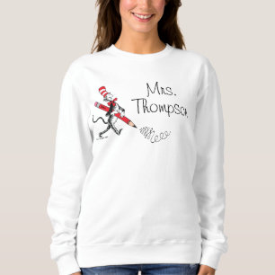 Dr. Seuss Katten i hatten skriven namn T Shirt