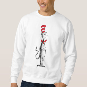 Dr. Seuss Katten i hatten står stolt Lång Ärmad Tröja