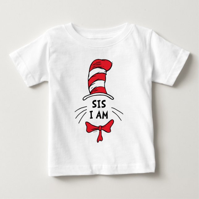 Dr. Seuss | Katten i hatten - Syskon jag är T Shirt (Framsida)