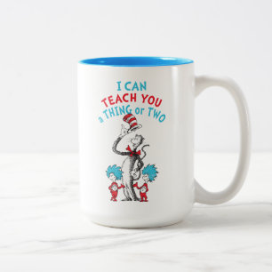 Dr. Seuss Lärare jag kan lära dig en sak eller t Två-Tonad Mugg