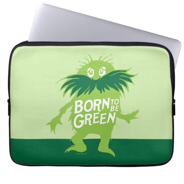 Dr. Seuss | Lorax - Född att vara grön Laptop Fodral (Framsidan)