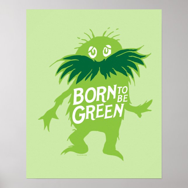 Dr. Seuss | Lorax - Född att vara grön Poster (Framsidan)