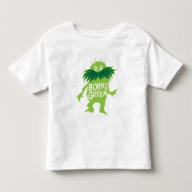 Dr. Seuss | Lorax - Född att vara grön T Shirt (Framsida)