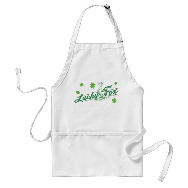Dr Seuss | Lucky Fox i hans irländska sockel Förkläde (Framsidan)