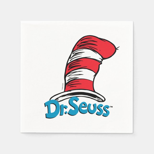 Dr. Seuss mössa logotyp Pappersservett (Framsidan)
