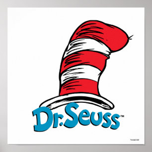Dr. Seuss mössa logotyp Poster