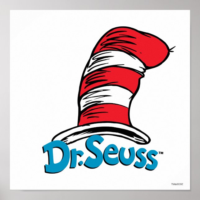 Dr. Seuss mössa logotyp Poster (Framsidan)