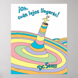 Dr. Seuss Oh, hur långt du når! Poster