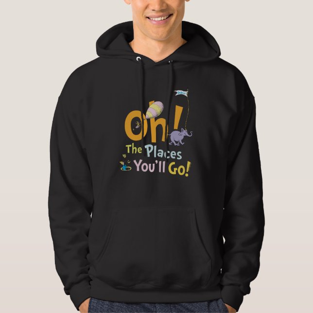 Dr. Seuss | Oh! Platsernas parad Hoodie (Framsida)