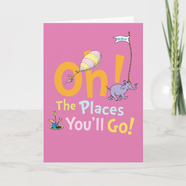 Dr. Seuss | Oh! Platsernas parad Kort (Framsida)