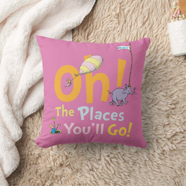 Dr. Seuss | Oh! Platsernas parad Kudde (Filt)