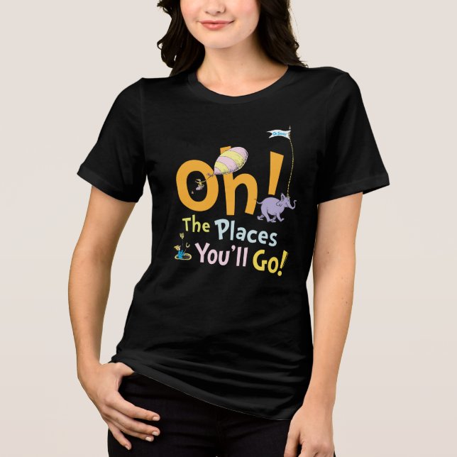 Dr. Seuss | Oh! Platsernas parad T Shirt (Framsida)