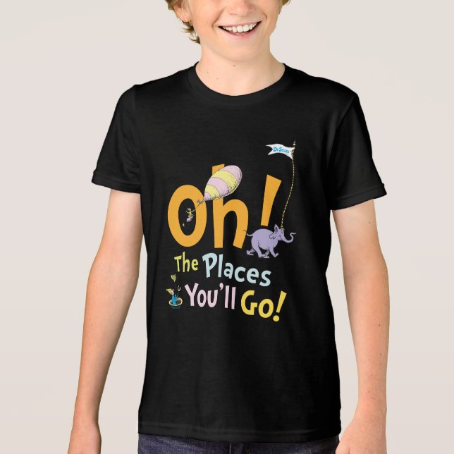 Dr. Seuss | Oh! Platsernas parad T Shirt (Framsida)