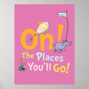Dr. Seuss Oh! Platsparaden Poster