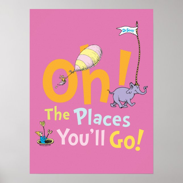 Dr. Seuss | Oh! Platsparaden Poster (Framsidan)