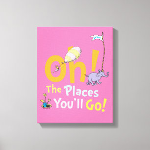 Dr. Seuss   Oh! The Places-paraden Canvastryck